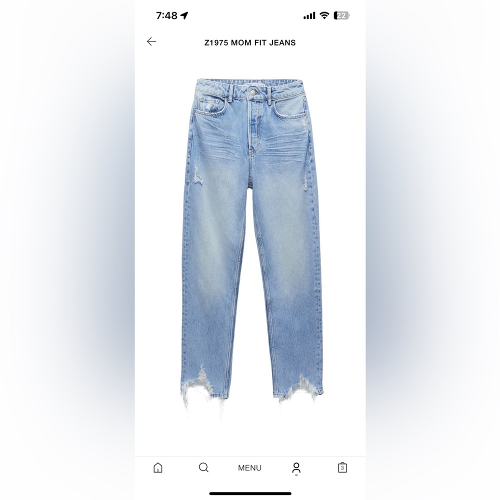 Zara Mom Fit Jeans